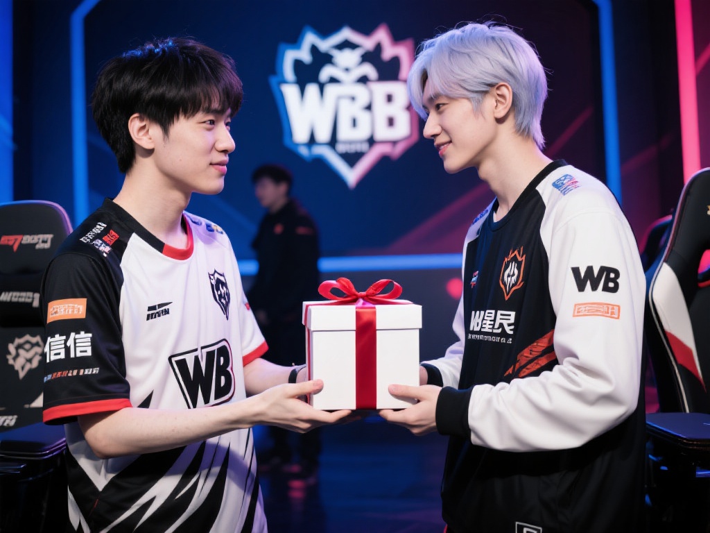 狼队晒WB星尘赠礼并称其眼光独到 在电竞圈中,选手的互动显然已经远超出技术